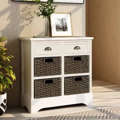 Tarleton 2 Drawer Accent Chest Longshore Tides Color: White