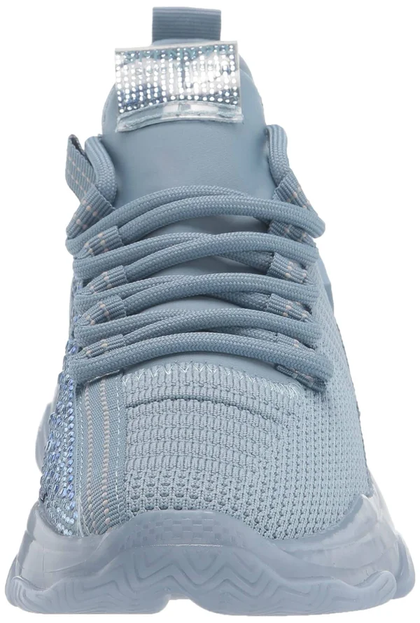 Steve Madden Maxima Monochrome Knit Sneaker - Size 6 M in Baby Blue