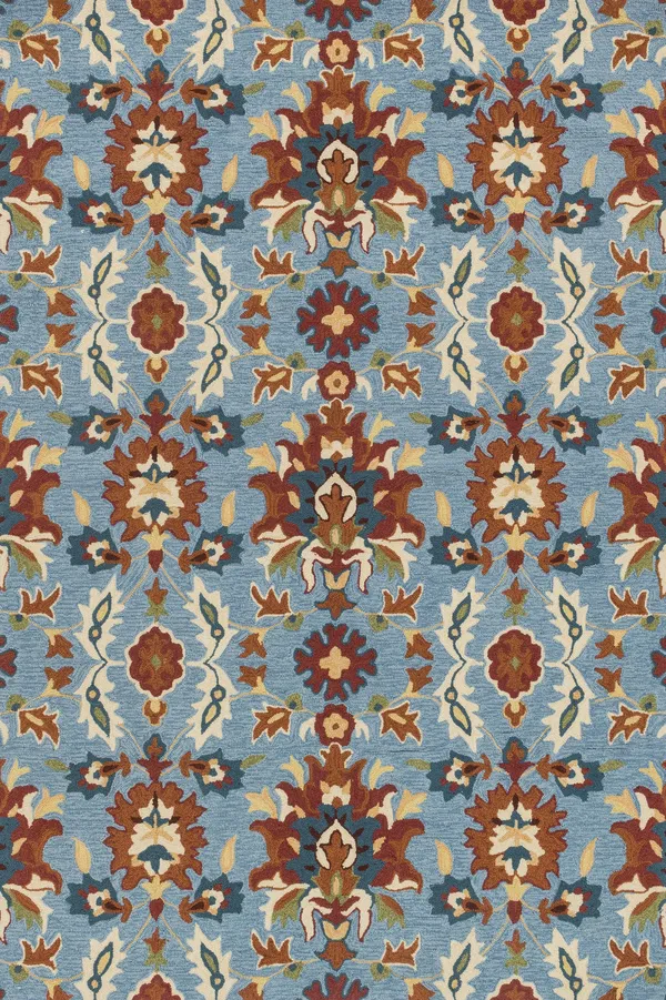 Loloi Francesca FC-59 2&3x22 x 3&9x22 Light Blue - Spice Rug