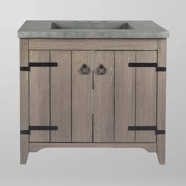 Belize 35.04x22 Single Bathroom Vanity Base Only Saint Birch Base Finish: Walnut