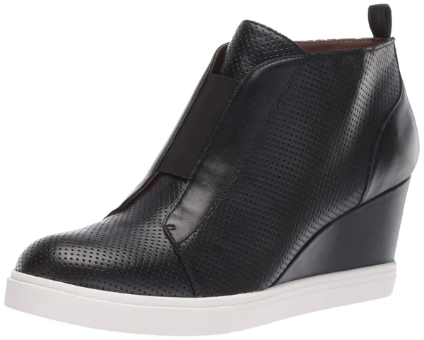 Women's Linea Paolo &Felicia& Wedge Sneaker, Size 5 M - Black