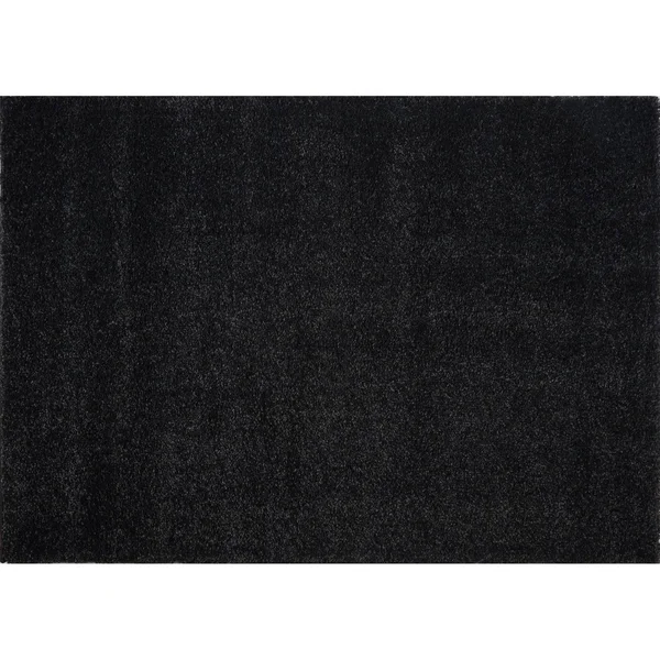 Ladole Rugs Soft Plush Smooth Solid Plain Color Modern Durable Area Rug Carpet for Living Room Bedroom in Navy Blue - 5&3 inch x