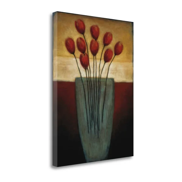Tangletown Fine Art Tulips Aplenty II by Eve, Giclee Print on Gallery Wrap Canvas, 28x22x38x22