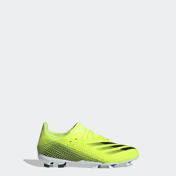Adidas x Ghosted.3 Firm Ground Cleats Solar Yellow 5.5 Kids - Soccer Cleats