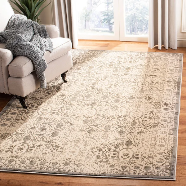 Safavieh Brilliance BRL502G 6&7x22 x 9&2x22 Cream, Grey Area Rug