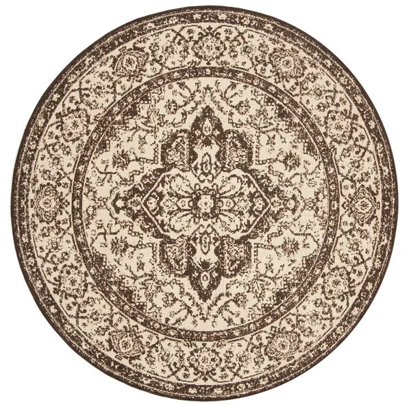 Safavieh LND137N-210 2 ft. 2 in. x 10 ft. Linden 100 Traditional Runner Rug Cream & Blue