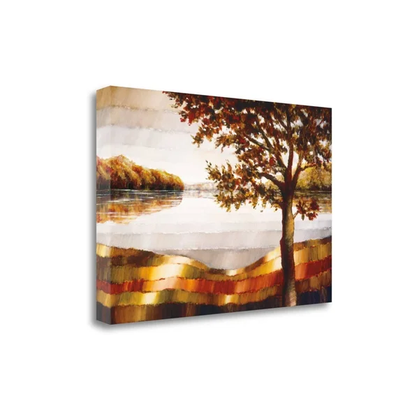 Tangletown Fine Art Lake Mamry by Zenon Burdy - Giclee Print on Gallery Wrap Canvas, 29x22X20x22