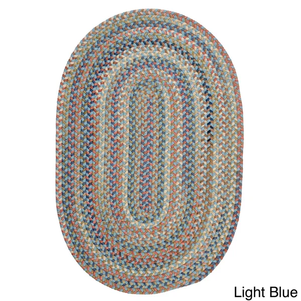 Copper Grove Coconino Braided Area Rug - 4& x 6& Oval - Olive