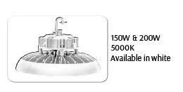 Westgate ULHB 240W LED High-Lumen UFO High Bay 3000K