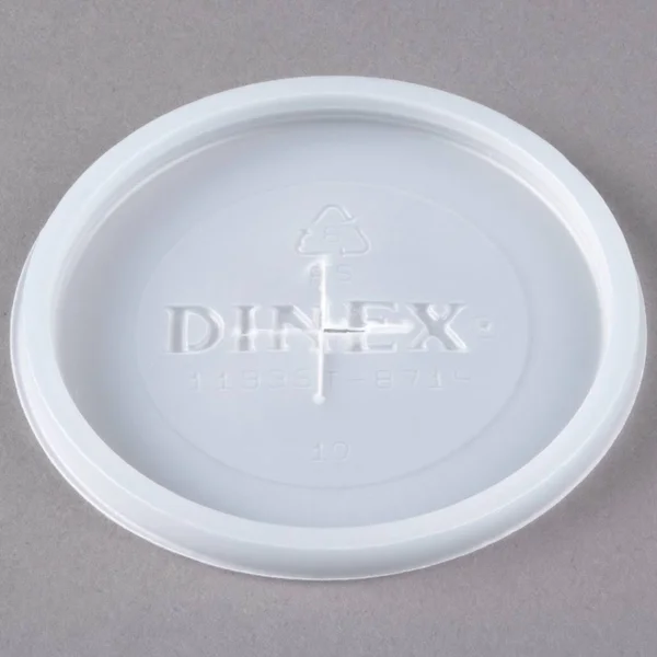 Dinex DX1193ST8714 Lid with Straw Slot for 5 oz. Tumblers - 1000 - CS