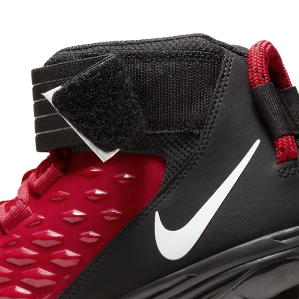 Nike Men's Force Savage Pro 2 Mid Football Cleats - Red