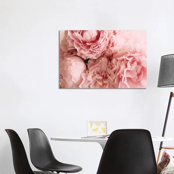 iCanvas Blush Peonies by Chelsea Victoria Canvas Print 12x18x1.5