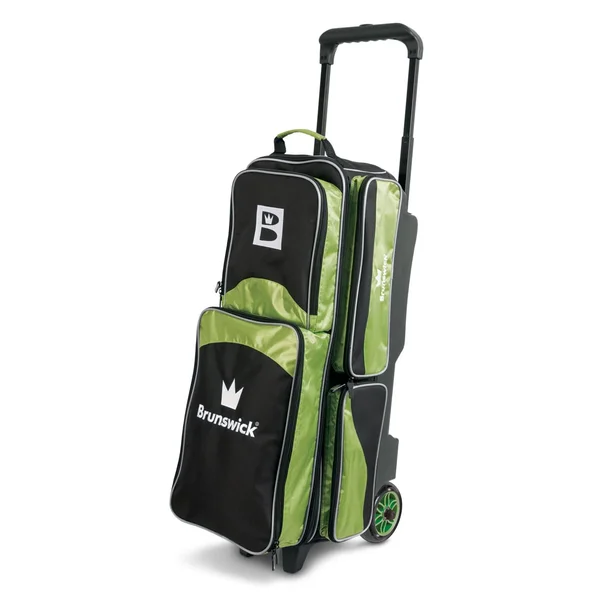Brunswick Edge Triple Roller Bowling Bag Lime