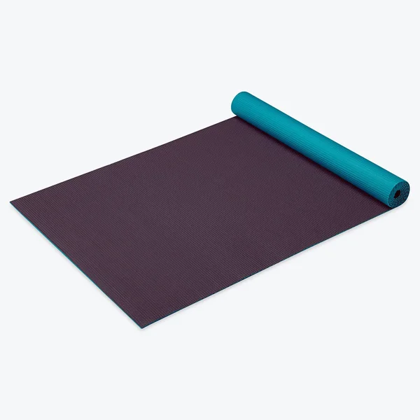 Gaiam 2-Color Yoga Mat, Navy/Pink, 3mm