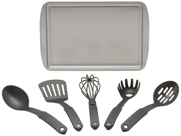 Farberware Dishwasher Safe Nonstick 15-Piece Cookware Set, Red