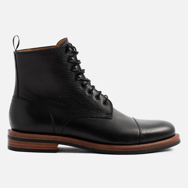 Beckett Simonon Dowler Boots - Pebbled Leather, Black, Size 13, Men's Boot