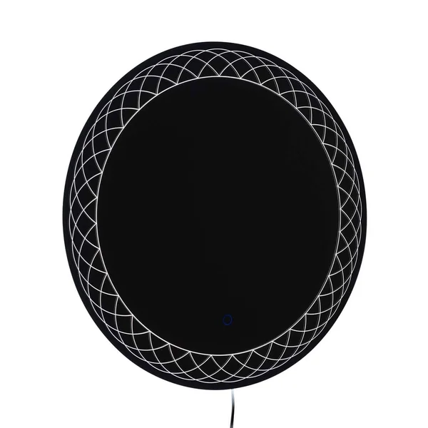 Interlace Backlit LED Mirror - 28x22 Round, Chrome
