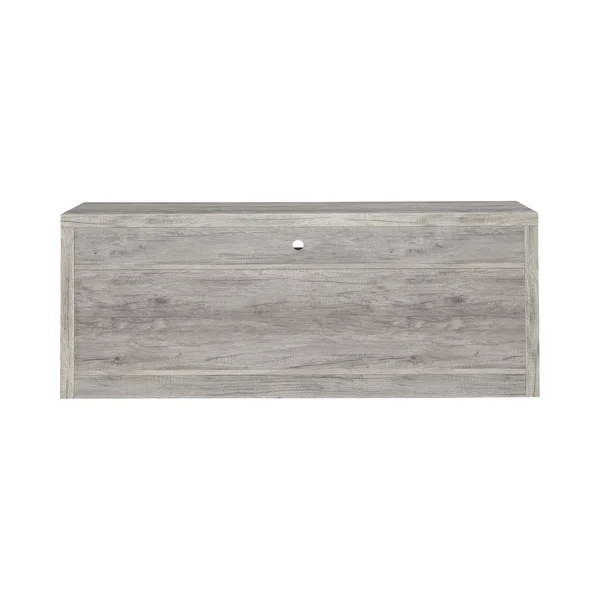 Bergeron Grey Driftwood 2-Drawer TV Console - 59 Inches in Width