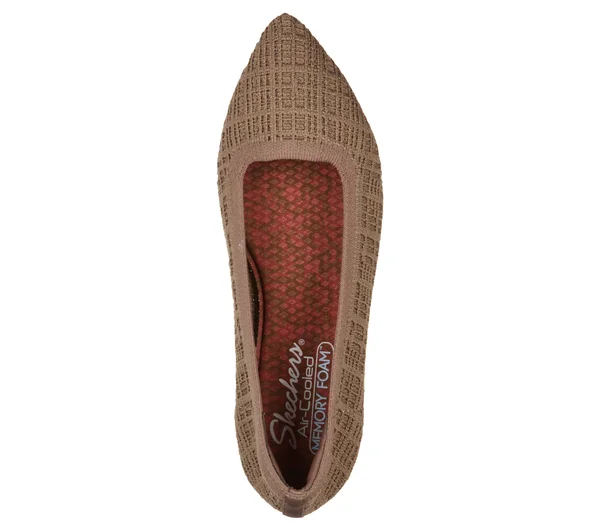 Skechers Women's Cleo Point Shoe - Mocha, 7.5