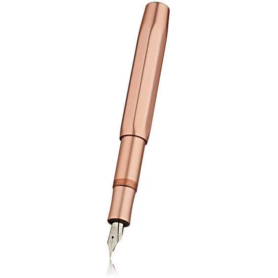 Kaweco Al Sport Fountain Pen - Rose Gold - Double Broad