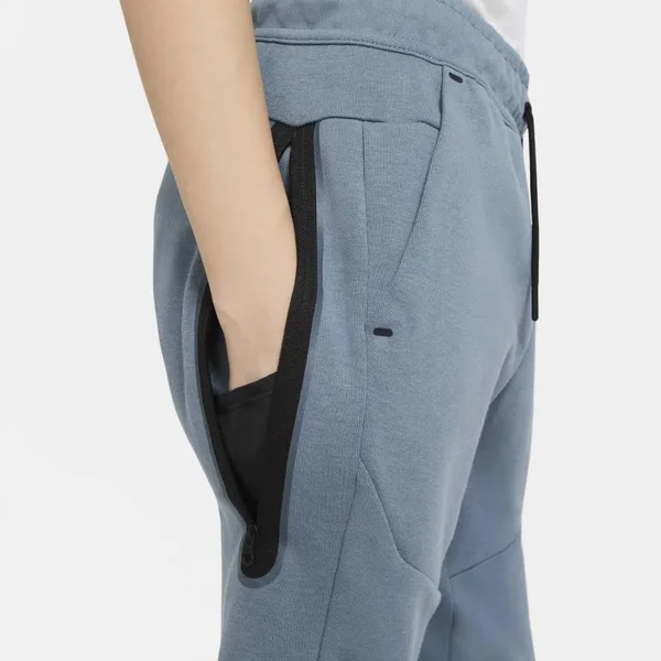 Nike NSW Tech Fleece Full-Zip - Boys& Grade School Ozone Blue/Black Size M
