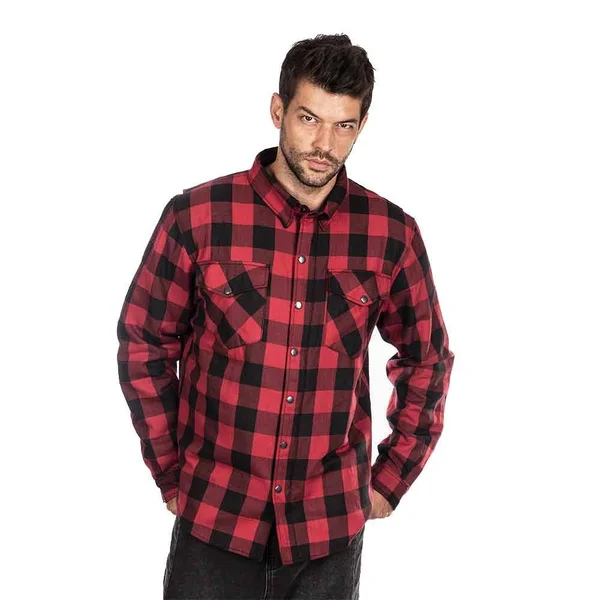Road Armor Men's Protective Biker Shirt - 4XL, Red