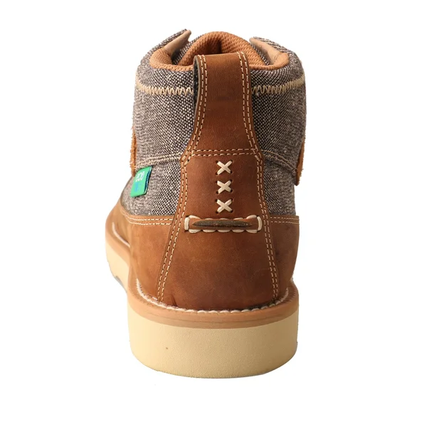 Twisted x Men's Wedge Sole Casual Shoes - Dust Brown