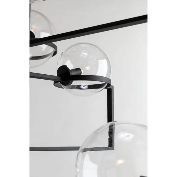 Troy Lighting Elliot 6 Light Pendant - Black - F6226