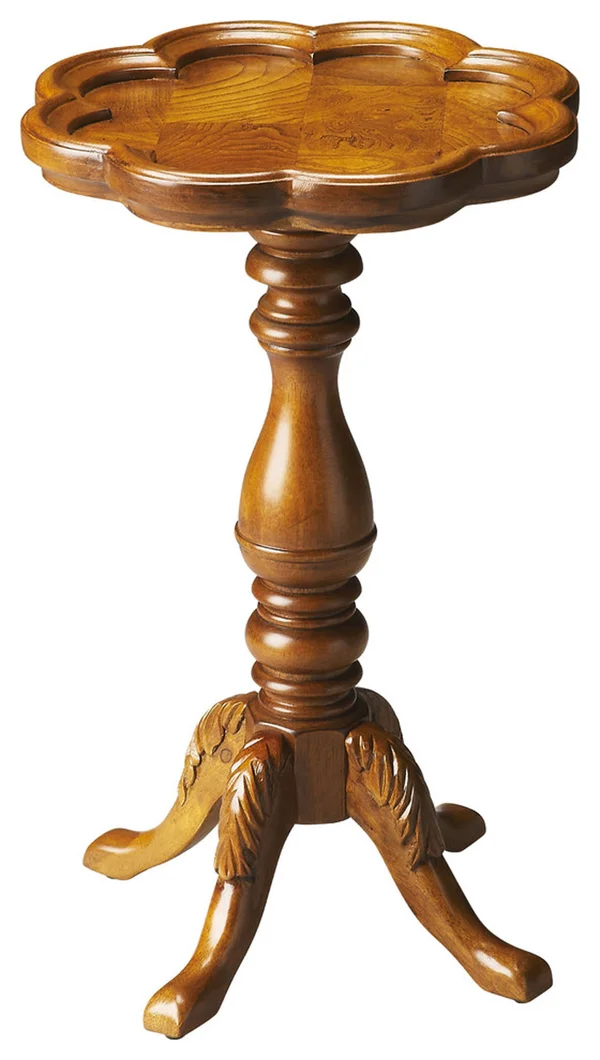 Steve Silver Marseille Marble Top Counter Height Dining Table - Cherry
