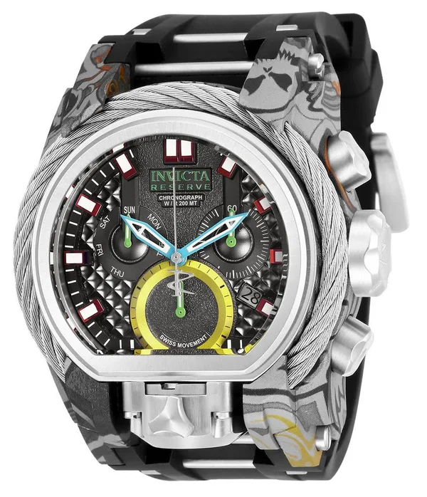 Invicta Men's 26443 &Reserve& Bolt Zeus Black Stainless Steel Watch