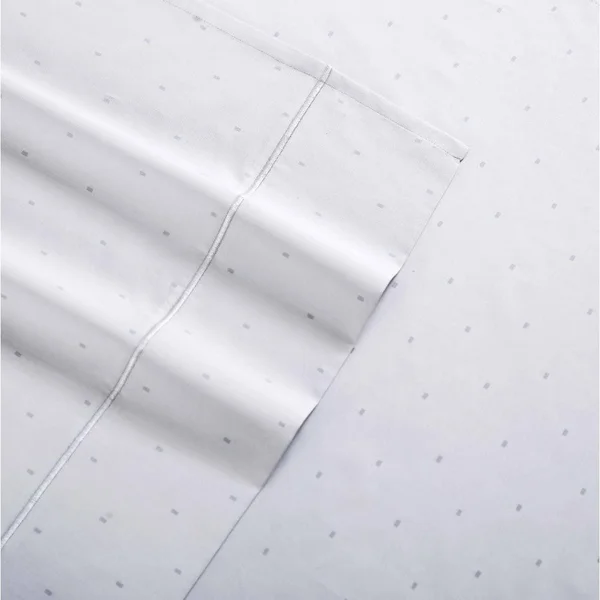 Charisma 310 Thread Count Classic Dot Sheet Set Skyway