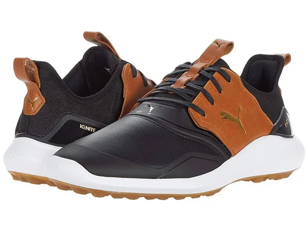 Puma Men's Ignite NXT Crafted Golf Shoes - Black