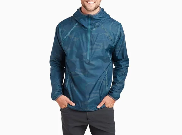 Kuhl Parajax Anorak - Men's Blue Camo, XXL
