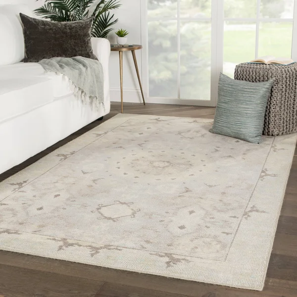 Juniper Home Hand-Knotted Oriental Blue Area Rug - 5& x 8& - Size 5& x 8&