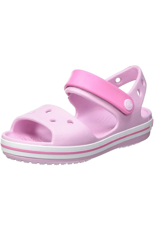Crocs Childrens/Kids Crocband Sandals/Clogs (Baby Pink) - Pink - 9 - M05059699614635
