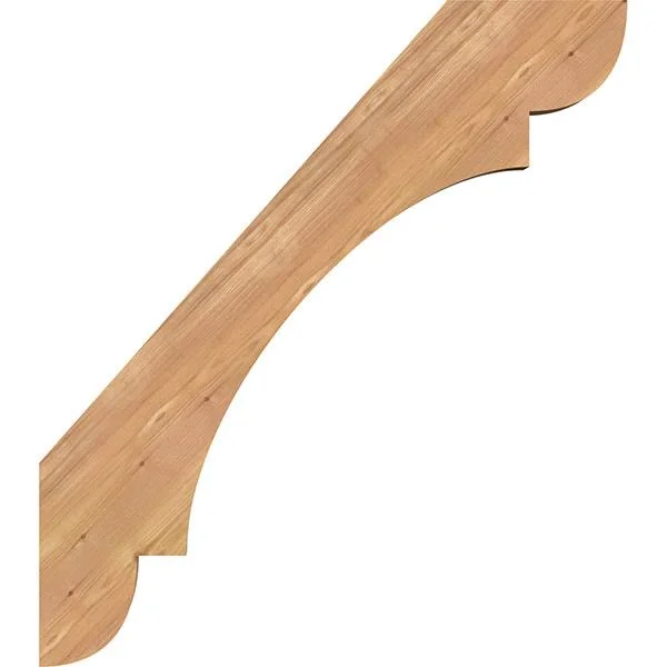 3 1/2x22W x 30x22D x 34x22H Olympic Smooth Brace, Western Red Cedar