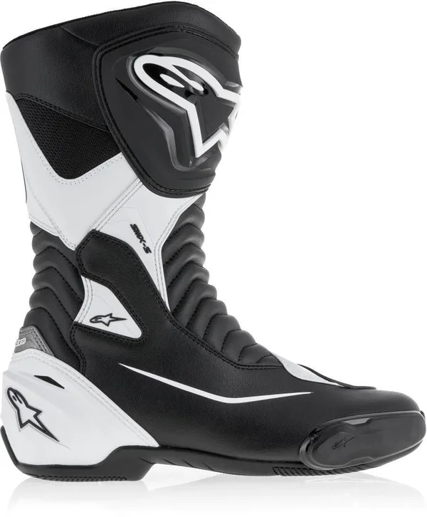 Alpinestars SMX S Motorcycle Boots Black/White 45