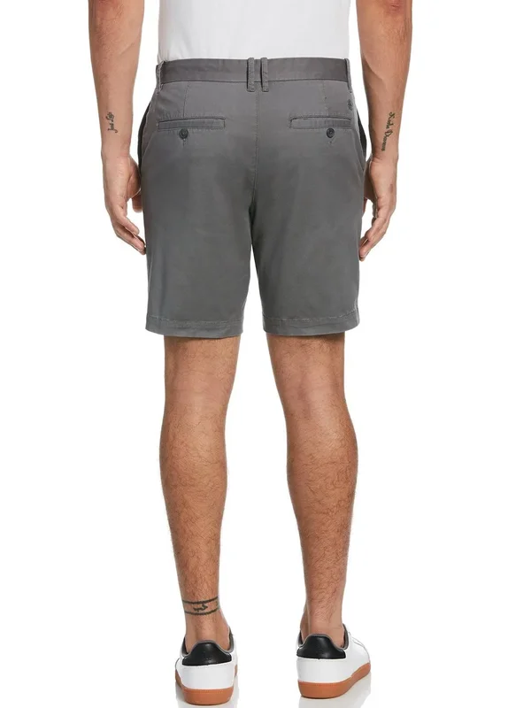 Original Penguin Men's Basic Stretch Shorts - Bright White - Size 33