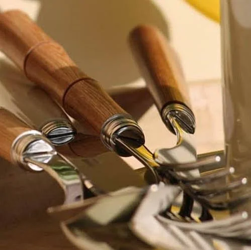 Sabre Bamboo Natural Wood Serving Fork