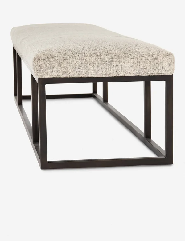 Four Hands Beaumont Bench, Plushtone Linen
