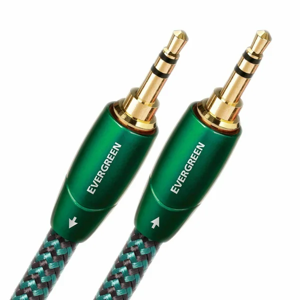 AudioQuest Evergreen Audio Interconnect Cable - 1.5m, Mini to Mini