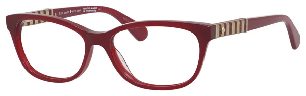 Kate Spade Daina Eyeglasses - 0LHF Opal Burgundy