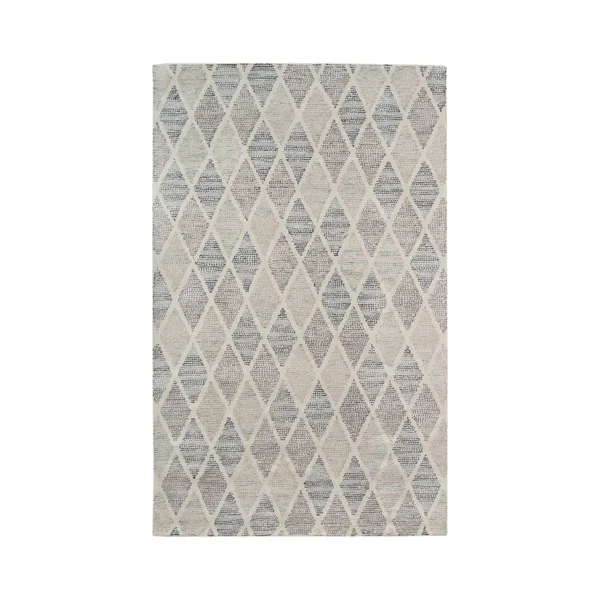 Amer Rugs Vector Gray Hand-Tufted Area Rug 5&x8&