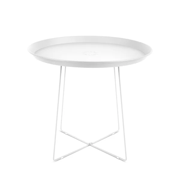 Plat-o Side Table, White