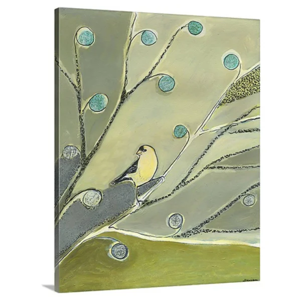 Great Big Canvas The Goldfinch Waits Canvas Wall Art Print