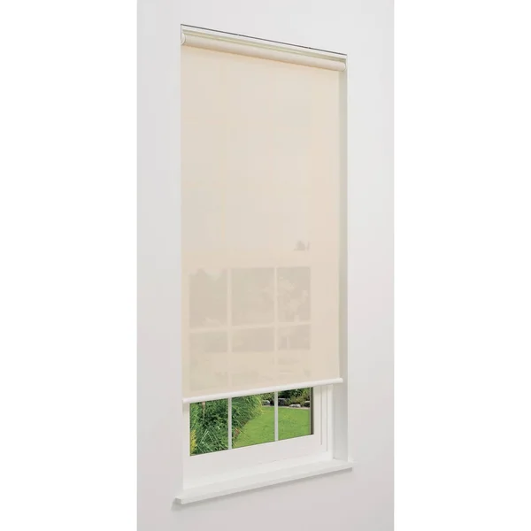 Linen Avenue Cordless 5% Solar Screen Standard Roller Shade - Fawn 38 W x 78 H