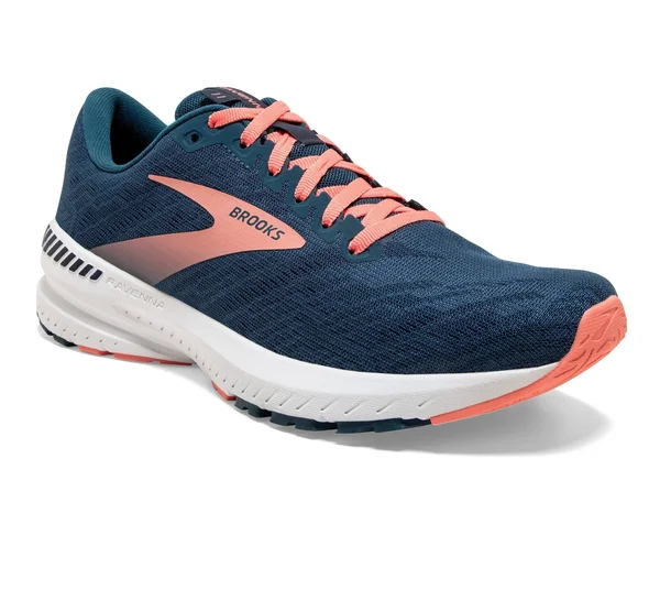 Women's Brooks Ravenna 11 Majolica/Navy/Desert 5 B