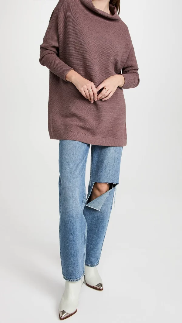 Free People Women's Ottoman Slouchy Tunic - Nutmeg - L