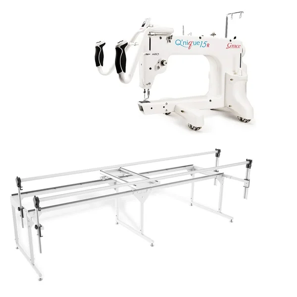 Grace Q'nique 15R Midarm Quilting Machine with Q-Zone Queen Frame