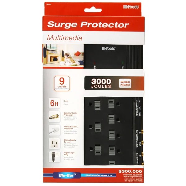 Surge Protector 9 Outlet